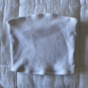 White tube top from garage.